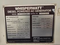 2017 Multiquip DCA125SSIU4F Generator Set